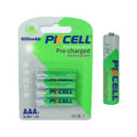 PKCELL AAA 600 Pila NIMH Recargable / Pre-cargada
