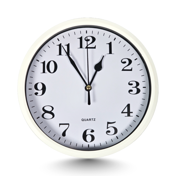 Reloj de pared de movimiento continuo de 22 cm - Imagen 6