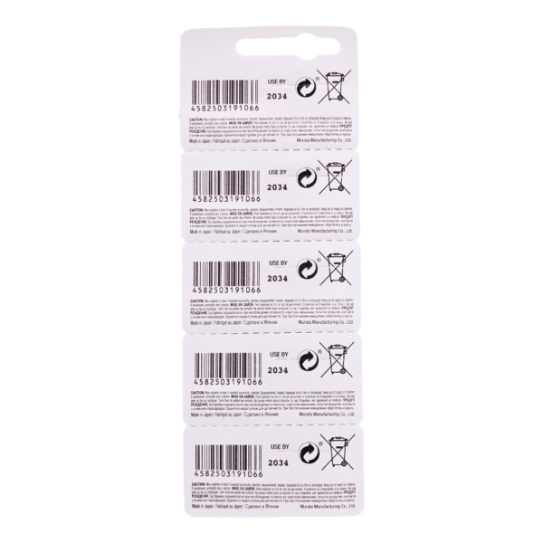 Murata CR1620 Pila de Litio - Imagen 2