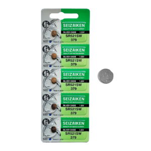 Seizaiken 379=SR521SW Pila Óxido de Plata