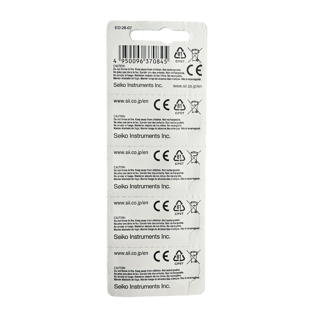 Seizaiken 377=SR626SW Pila Óxido de Plata - Imagen 3